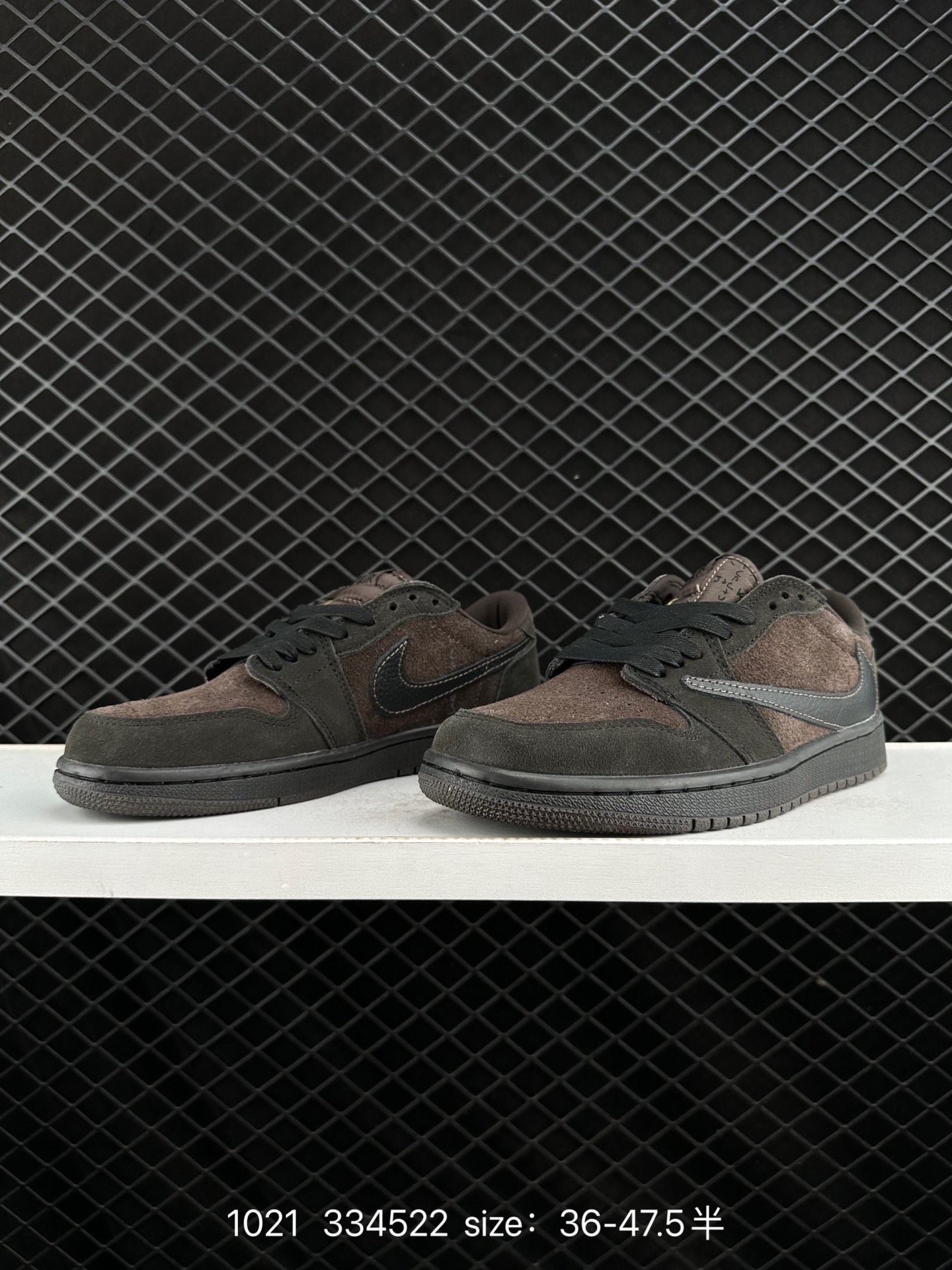 fragment design x Travis Scott x Nike Air Jordan 1 Low OG SP”Black/Green Toe“